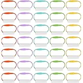 Mabor 30Pcs Waterproof Daycare Labels, Shoe Name Tags for Clothes, School Bags, Water Bottles, School Supplies, Writable Name Labels for Distinguish Children's Items