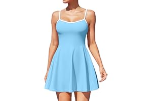 ATTRACO Women's Tennis Dress with Shorts Golf Workout Exercise Activewear