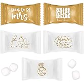 Gift Boutique Bride to Be Buttermints Individually Wrapped Candy | Creamy Mint Treats for Wedding Candy Buffets, Dessert Tables, Favor Bags, Sweet Celebrations and Reception Tables
