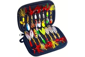 16pcs Rotating Sequins Fishing Hook Lure Set – Flashing, Reflective, Ultra-Sensitive Spin Jig Hooks for Freshwater & Saltwate