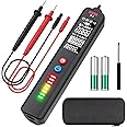 BSIDE EBTN LCD Voltage Detector, 3-Line Display Non-Contact AC Voltage Tester Pen, Adjustable Sensitivity, Dual Range 6V-1000V/90V-1000V Electricity Sensor Live Wire Checker with Flashlight