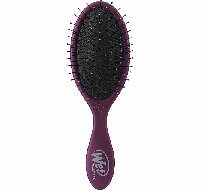 The Wet Brush Midi Detangling Hair Brush, Dark Purple 7Inch Amazon.co
