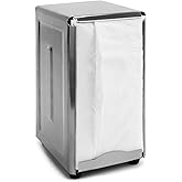 Back of House Ltd. Commercial Napkin Dispensers Tall-Fold Restaurant & Diner Value Bundle | Spring-Loaded, Stainless Steel, f