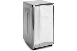 Back of House Ltd. Commercial Napkin Dispensers Tall-Fold Restaurant & Diner Value Bundle | Spring-Loaded, Stainless Steel, f