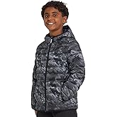 Gerry Packable Puffer Jackets for Boys, Hooded Boys Winter Coat Outerwear