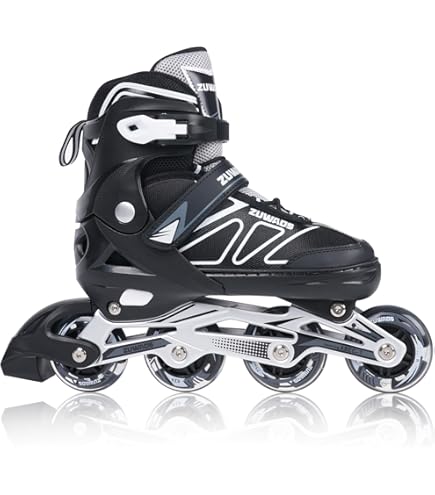 Patins de vitesse unisexes LIKU noir et or performance 125 3