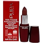 Pupa Milano Volume Enhancing Lipstick - Bright And Defined Lips - Smooth, Super Creamy And Comfortable Texture - Combats Flaking And Discomfort - Rapid Action - 104 Powder Rose - 0.123 Oz