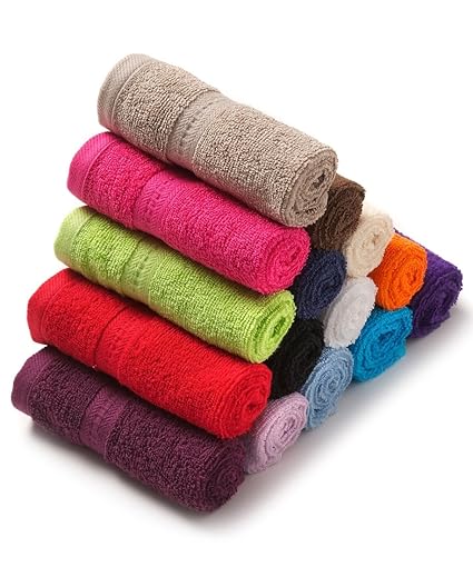 Shop By Room Soft Cotton Kitchen Towel Set of 5 - Assorted Color (20 Inch X 12 Inch)