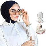 para life Navy Blue Snap Hijabs for