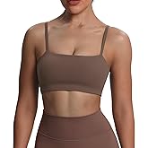 Aoxjox Women's Workout Bandeau Bras Training Fitness Running Yoga Crop Tank