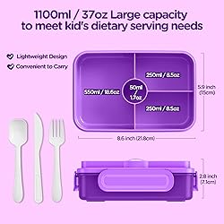 Jelife Lunch Box Kids Bento Box - Large Bento-Style