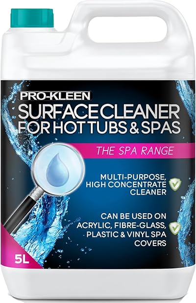 Pro-Kleen Hot Tub & Spa Surface Cleaner Spray 5L - Safe on Plastic & Fibreglass