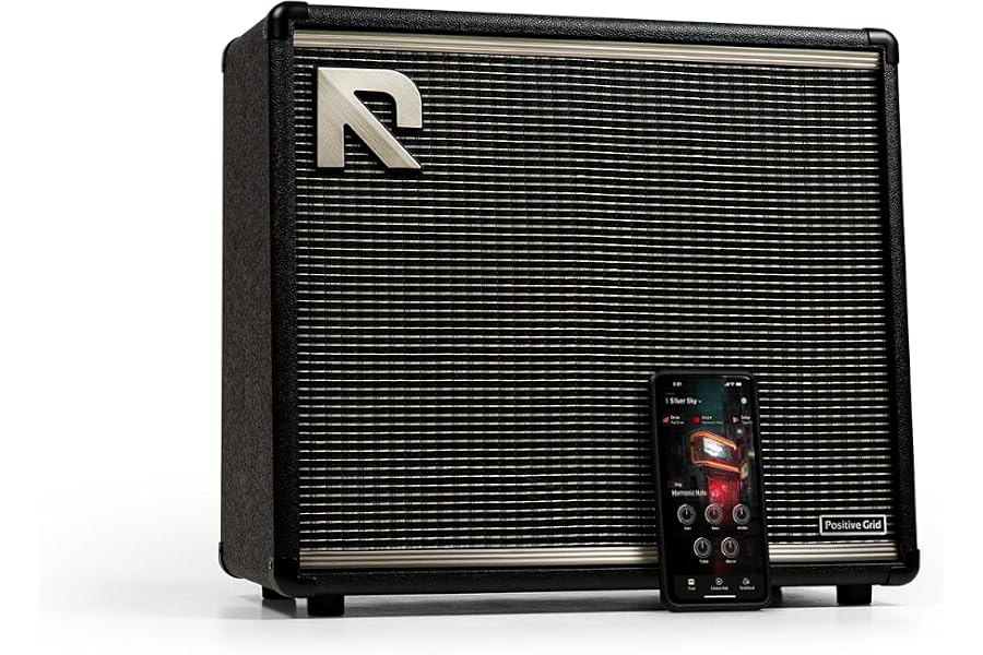 Positive Grid Reactor 50-Watt – Intelligent Guitar Combo Amp with Amp Intelligence, Tone Creation from Prompts, Photos & Audio, Selectable Wattage, USB Recording