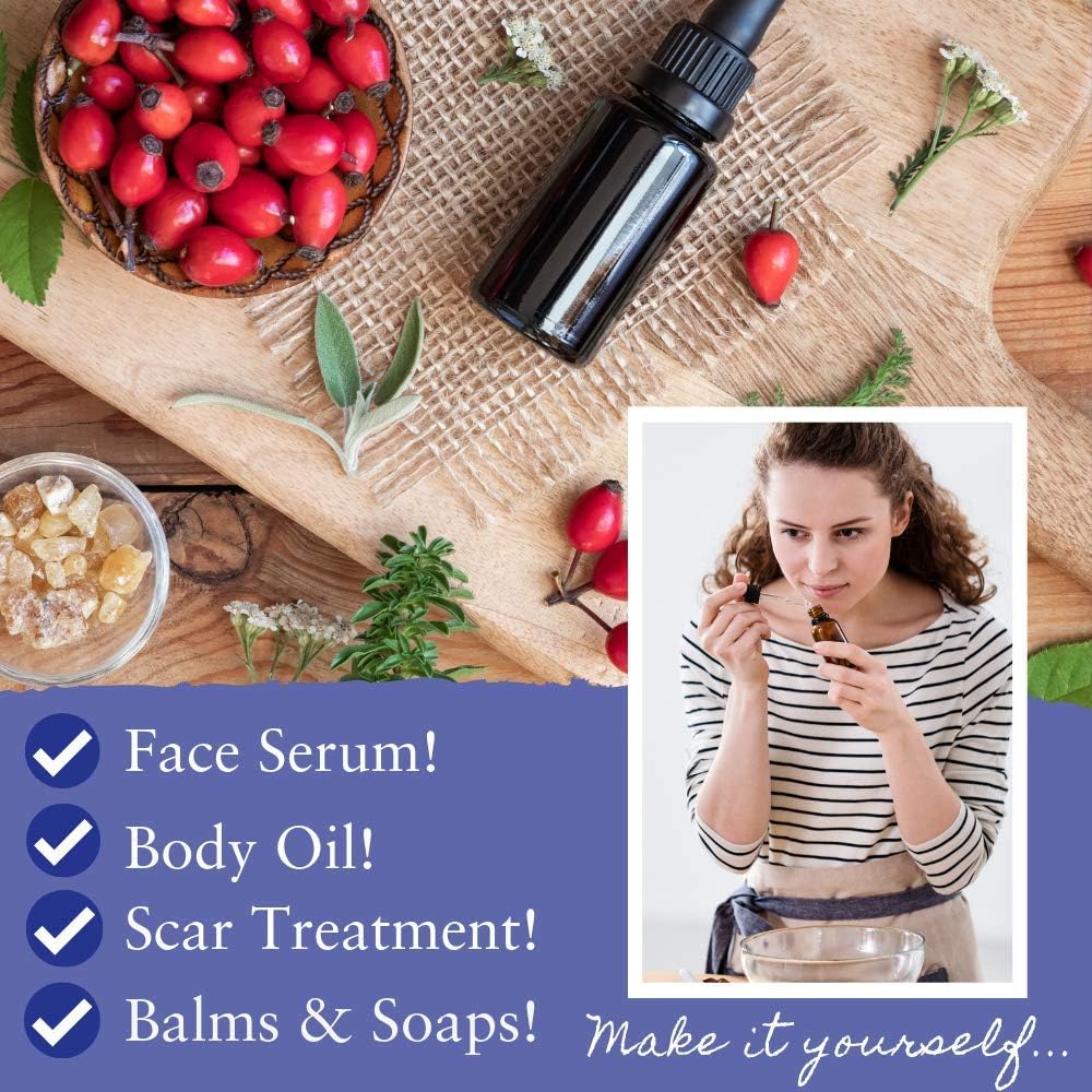 Absolute Aromas Rosehip Oil 150ml - Pure, Natural, Cold-Pressed, Vegan and Cruelty Free - Nourishing and Rejuvenating Moisturising Oil - Image 4