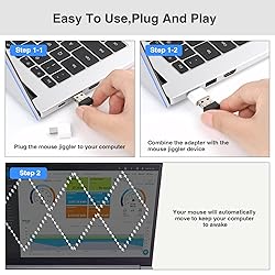 REIIE Mouse Jiggler,Undetectable Mouse Mover Device