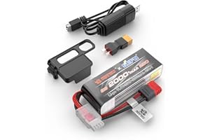 HYPER GO Angry Snail 3S2000 RC Car Upgrade Accessories 3S 11.1V 2000 mAh 25C LiPo Battery, Spare Parts RC Battery All 1/14, 1/16 Scale