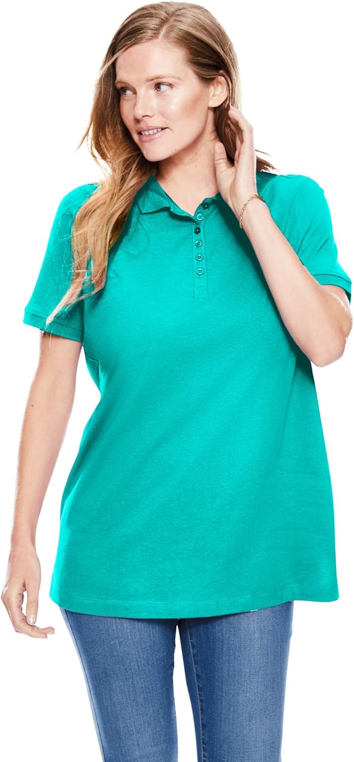 Dickies Womens PlusSize Polo Shirt Clothing & Accessories Polos
