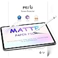 Peslv 2 Pack Like Paper Screen Protector for iPad Pro 12.9 inch (2022/2021/2020/2018), Matte Anti Glare PET Film/Blue Light Filter Eye Protection Cover/Drawing & Writing Feel Like on Paper