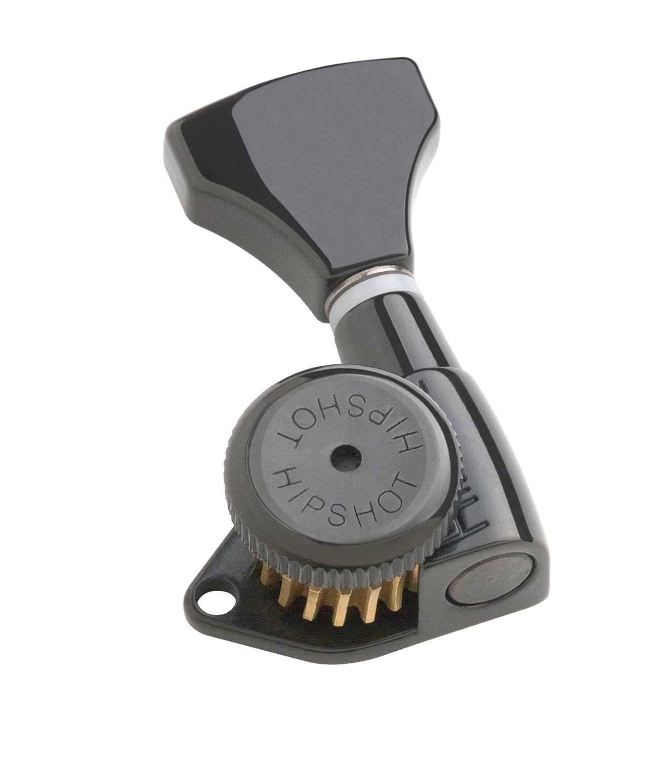 Hipshot GripLock 7 String Left Hand/Reverse Locking Tuners Black