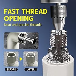 2 PCS Pipe Thread Cutting Tool,Integrated Internal
