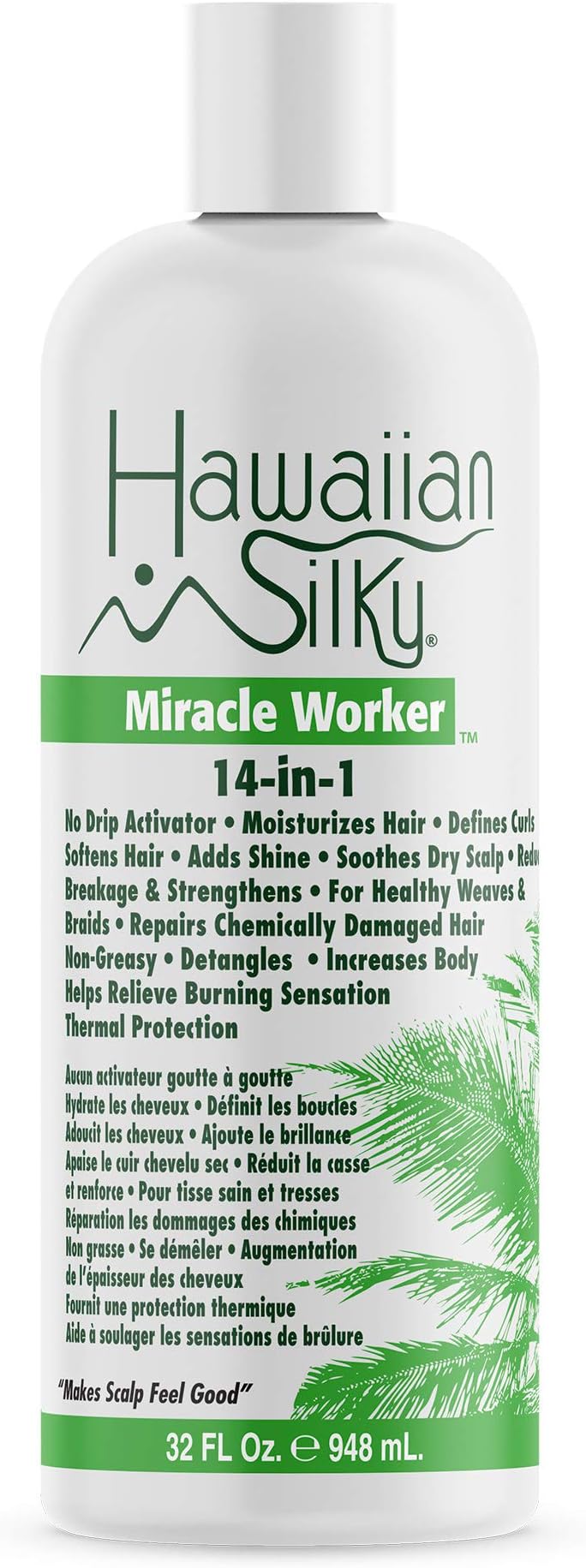 Hawaiian Silky Miracle Worker 14-in-1 Conditioner 32oz All Hair Types