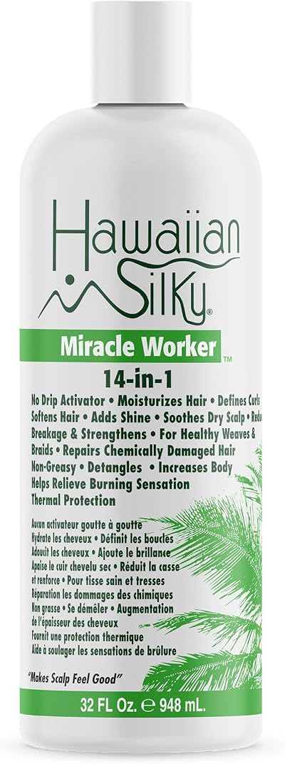 Hawaiian Silky Miracle Worker 14-in-1 Conditioner 32oz All Hair Types