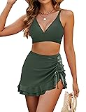 Blooming Jelly Women's High Waisted Bikini Sets