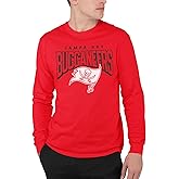 Junk Food Clothing x NFL - Unisex Adult Bold Logo - Officially Licensed Long Sleeve T-Shirt