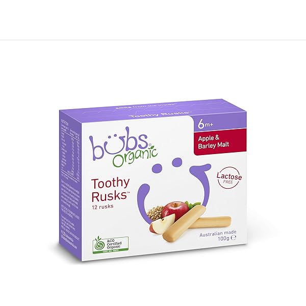 only organic baby teething rusks 100g