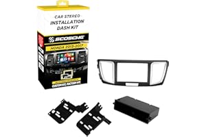 SCOSCHE Honda Accord Double Din or Din with Pocket Installation Kit, 010HA1717B,