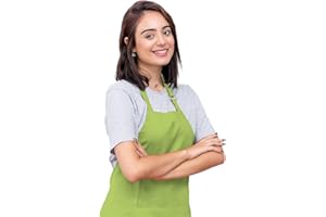 CALICOT Kitchen Apron for Men Women|Adjustable with Pocket Cloth Apron|Baking Banquet Cafe Chef Apron|Spring, Easter Decor BBQ Gift