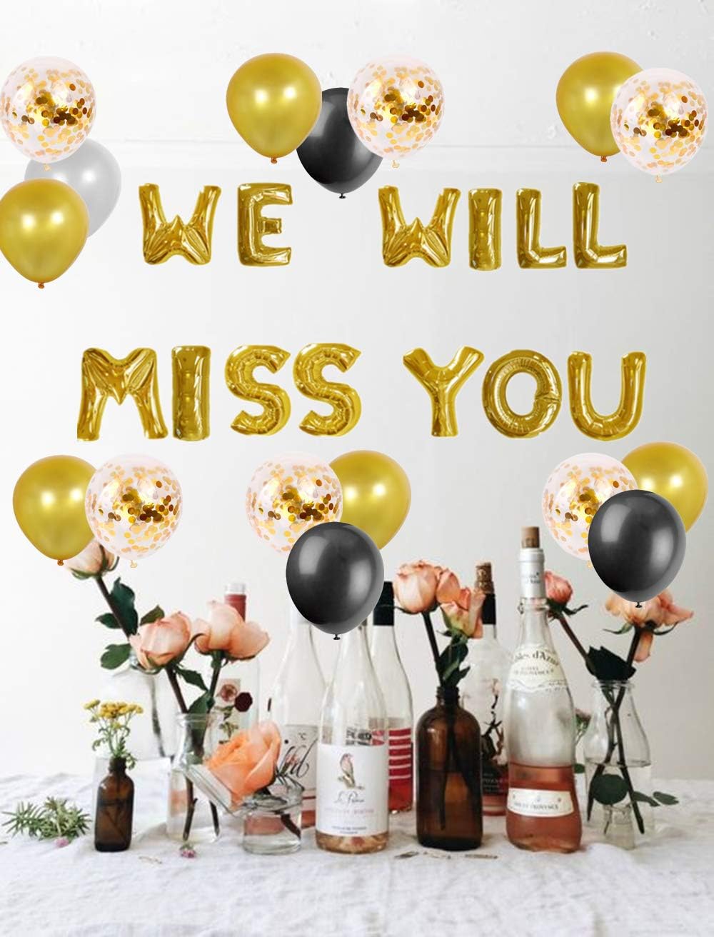 JeVenis We Will Miss You Banner Office Work Decoration Retirement Party Decor Retirement Banner Going Away Party Decor Farewell Decorations Office Work Decoration - Image 3