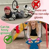 CubePlug Kids Cycling Half Finger Gloves GEL Padded Pink M view 3