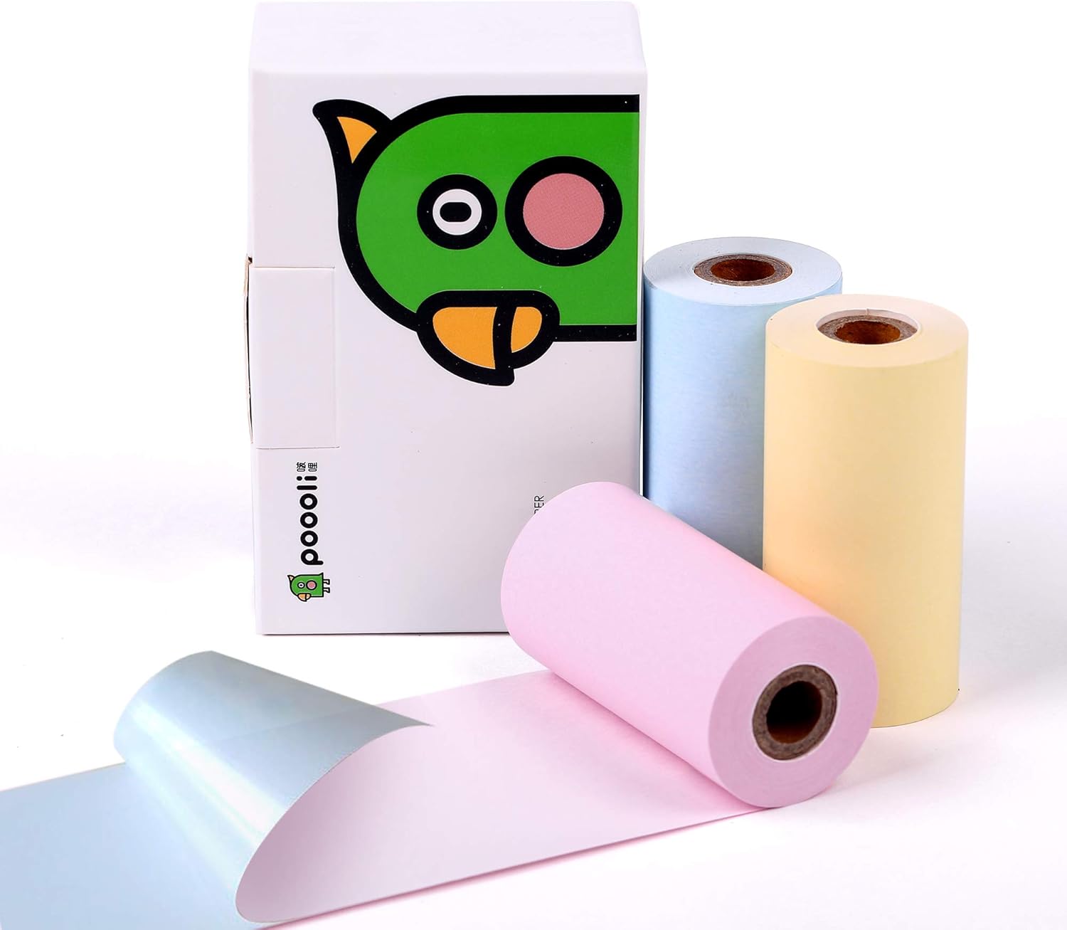Sticker Printer Paper3 Color(Blue, Pink, Yellow) Sticker