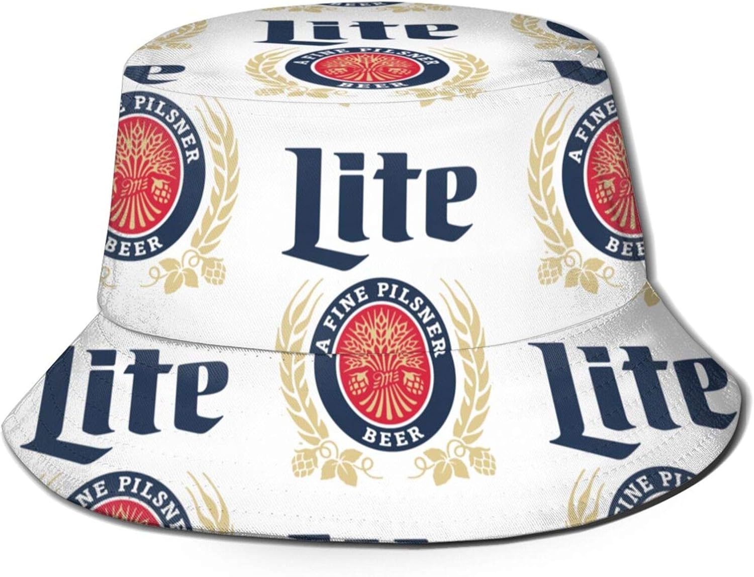 Lite Miller Bucket Hat Unisex Sun Hat Printed Fisherman Packable Travel