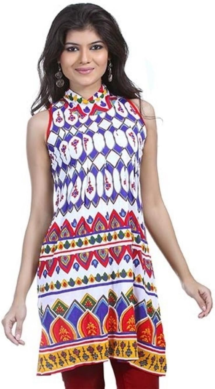 Cbazaar Global Desi Printed Lycra Tunic