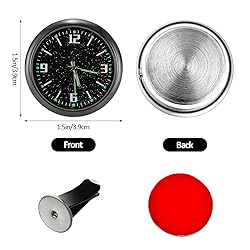 Shudyear Analog Car Clock, Small Clocks Battery