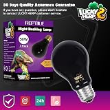 LUCKY HERP Reptile Night Heat Bulb 50W UVA Heat Lamp Moonlight Basking view 7