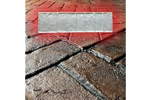 GLOBMARBLE Brick Concrete Stamps Durable Polyurethane - Decorative Concrete Stamp Mat 4010/F - Flexible Form for Driveways & Patios - Made in USA - Concrete Stamps for DIY Projects & Professional Use