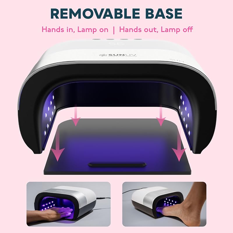 SUN3 White UV LED Nagellampe – Gellampe für Gelnägel