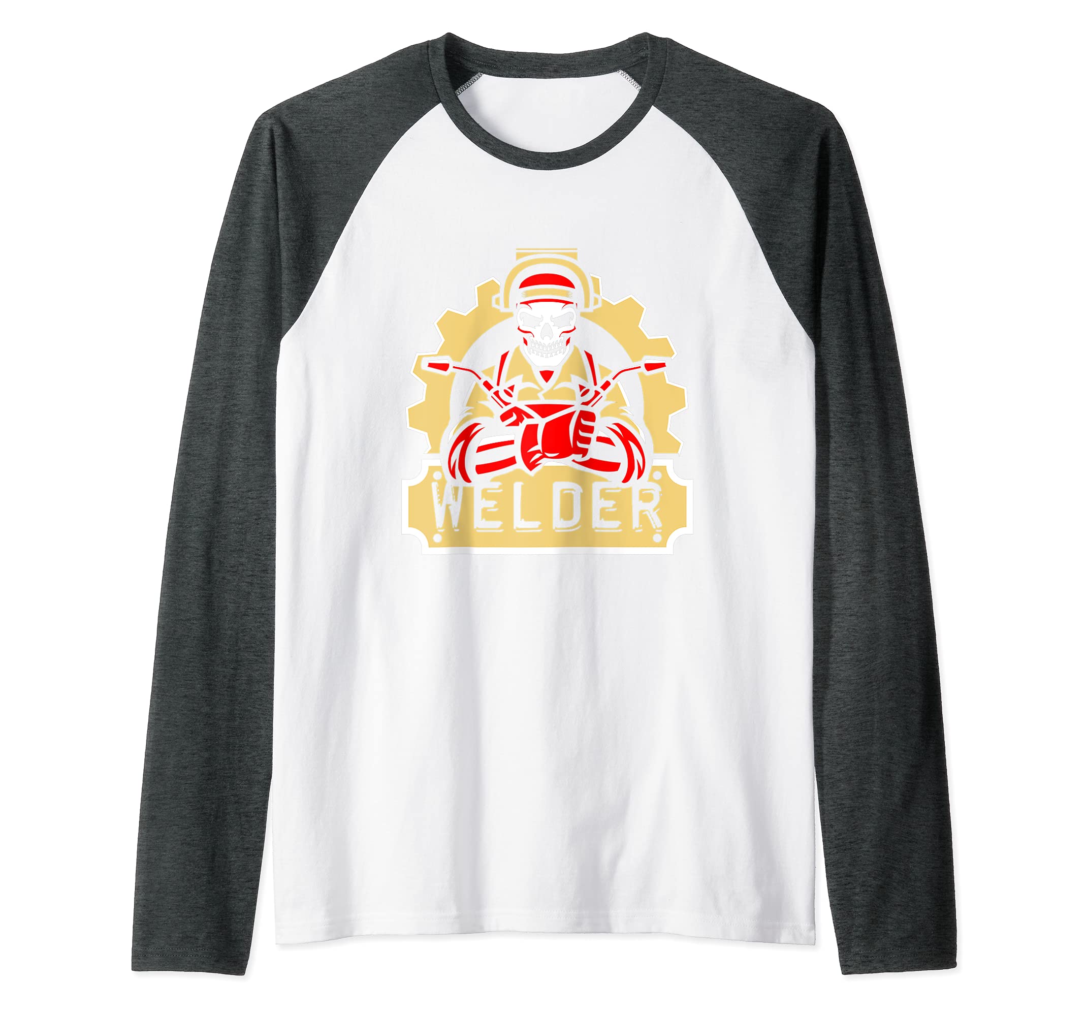 Welder Engineer Engineering Fabrication Welding Profession Raglan Baseball Tee