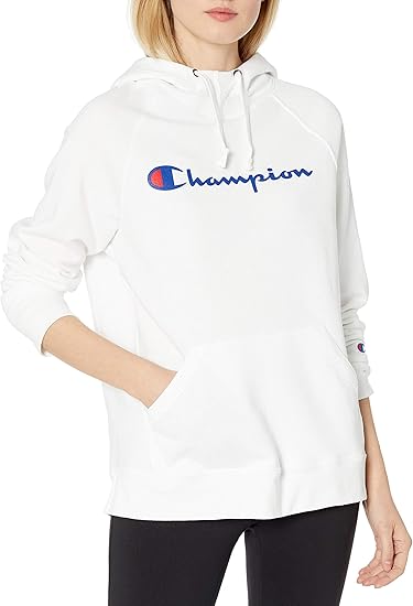 champion hoodie womens white
