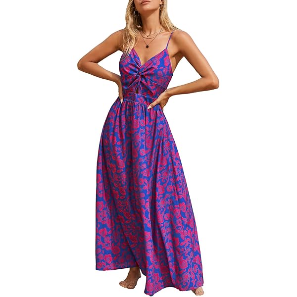 Design History Ladies Maxi Dress-Black (Medium, Grape Poppy) at Amazon  Women's Clothing store