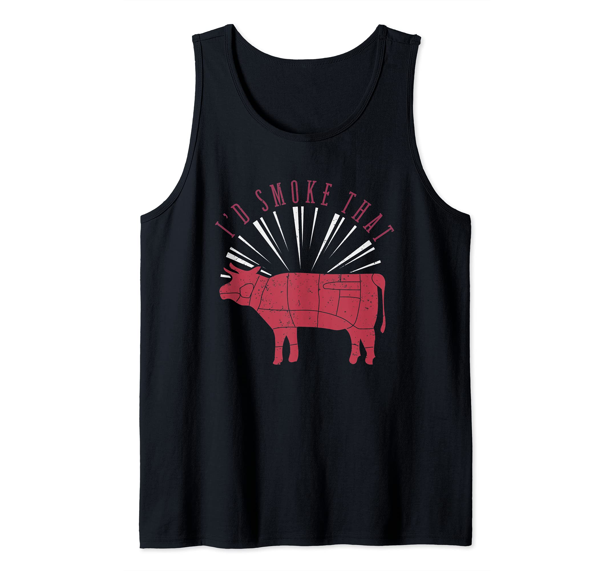 Grilling Meat Lover Steak Grilled BBQ Beef Funny Barbecue Tank Top