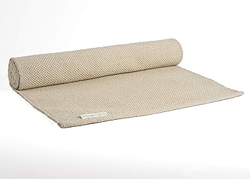 Yogasana Yoga Mat by Thick Yoga Mats Hot Yoga 100% Cotton Rug 24” x 72” 7 Colors