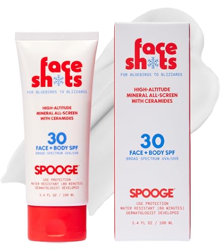 Amazon.com: Spooge Face Shots | Mineral Sunscreen SPF 30 | Water