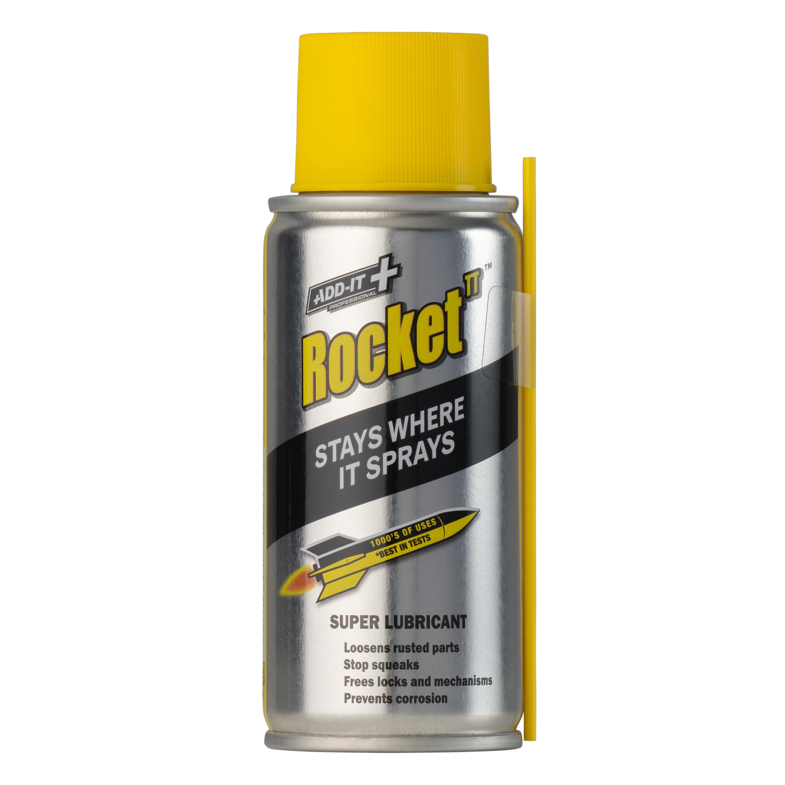 Rocket TT Multi-Purpose Lubricant Spray – 100ml Rust Remover & Anti-Corrosion Maintenance Spray – Penetrating Oil for Seized Bolts, Locks, Tools, Bikes & Garden Equipment – Water-Resistant Coating