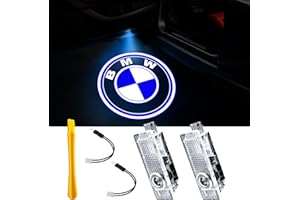 YANF Car Door Lights Compatible with Partial 3/4/5/6/7/X/Z/M/GT Series, Except G02/05/06/07/20/21/22/23/26/80/82/83, E39/46/53, etc. Pack of 2