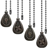 4 Pieces Ceiling Fan Pull Chain Extender Ornament