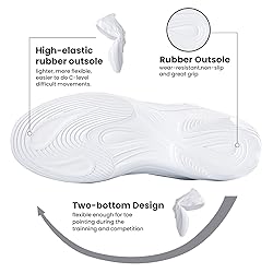 TAILORIA Cheer Shoes Girls-White & Black